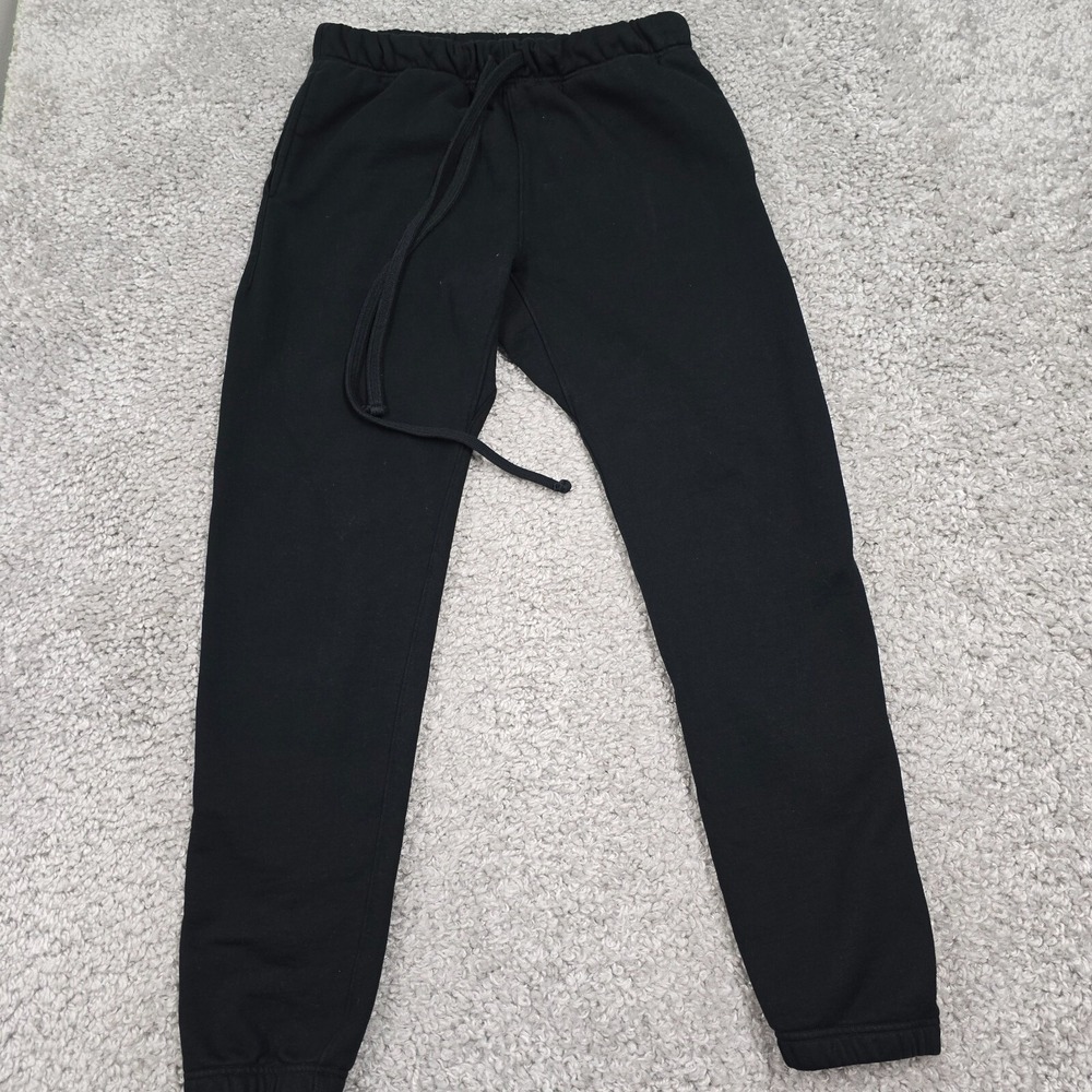 MNML Sweatpants Mens Size M Black Long Drawstring Minimalist Streetwear Joggers